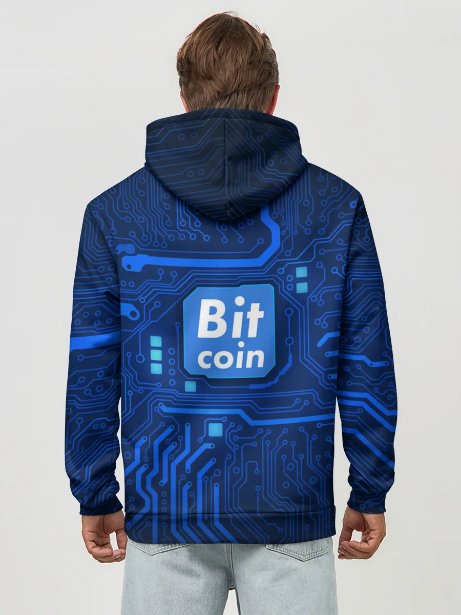 Худи мужской база хлопок / BITCOIN | БИТКОИН