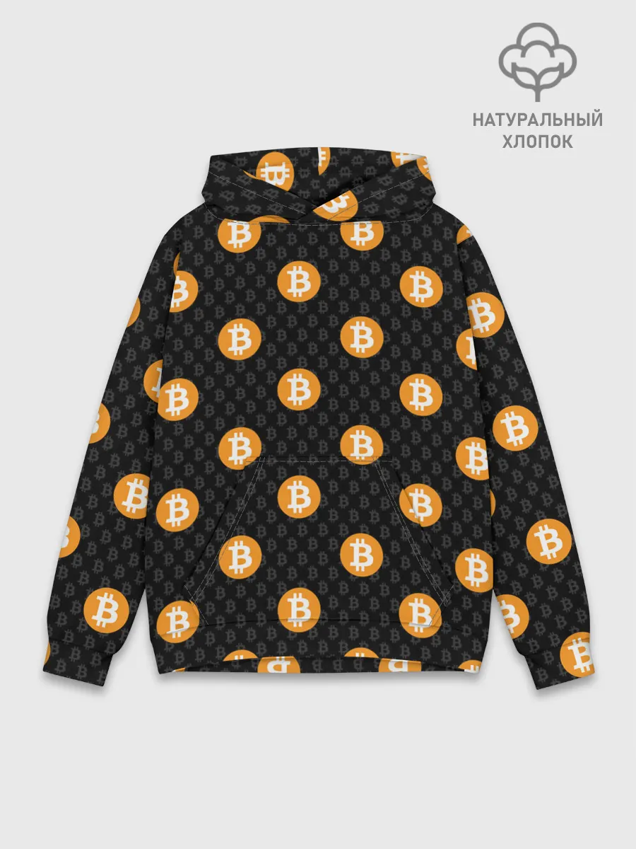 Худи мужской база хлопок / БИТКОИН | BITCOIN