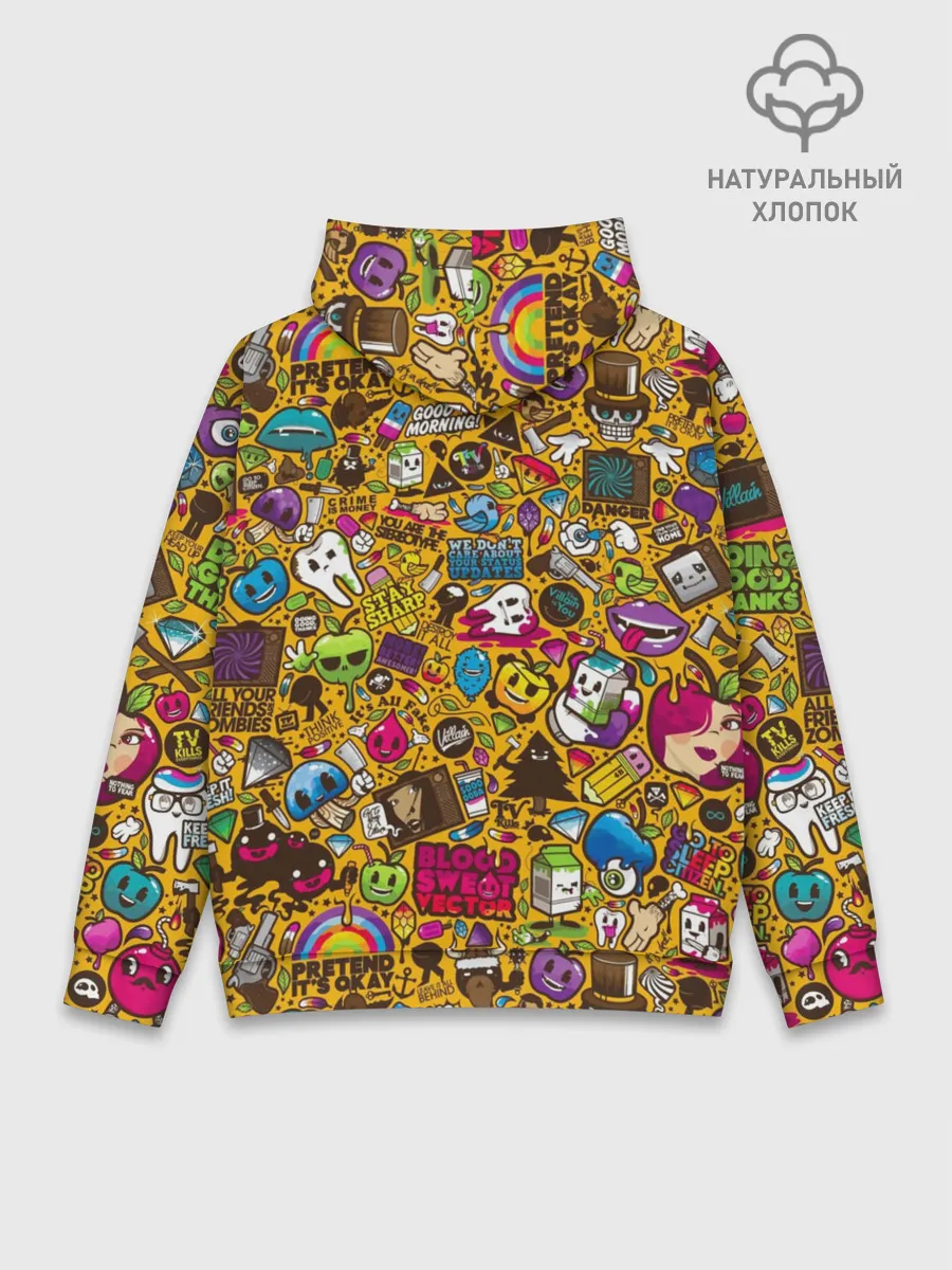 Худи мужской база хлопок / RETRO MIX