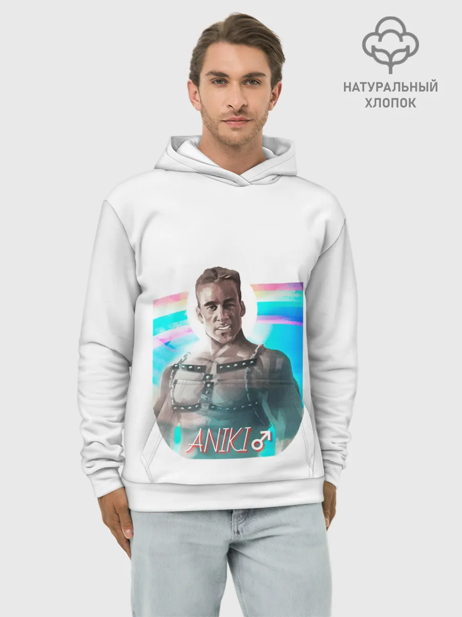 Худи мужской база хлопок / Aniki