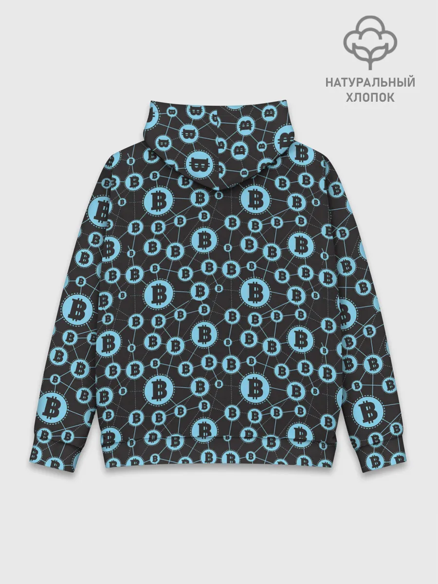 Худи мужской база хлопок / Bitcoin