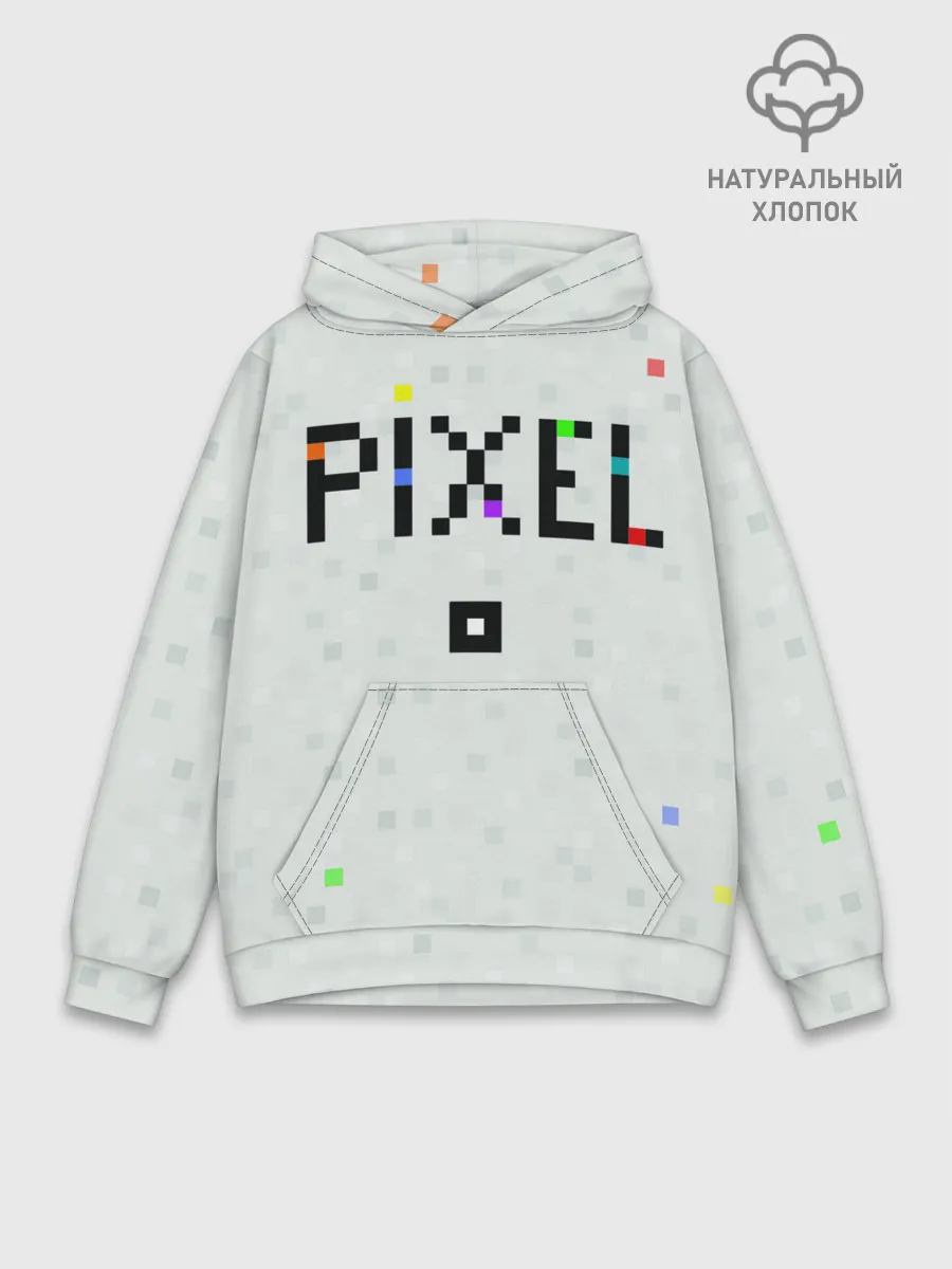 Худи мужской база хлопок / Im a Pixel