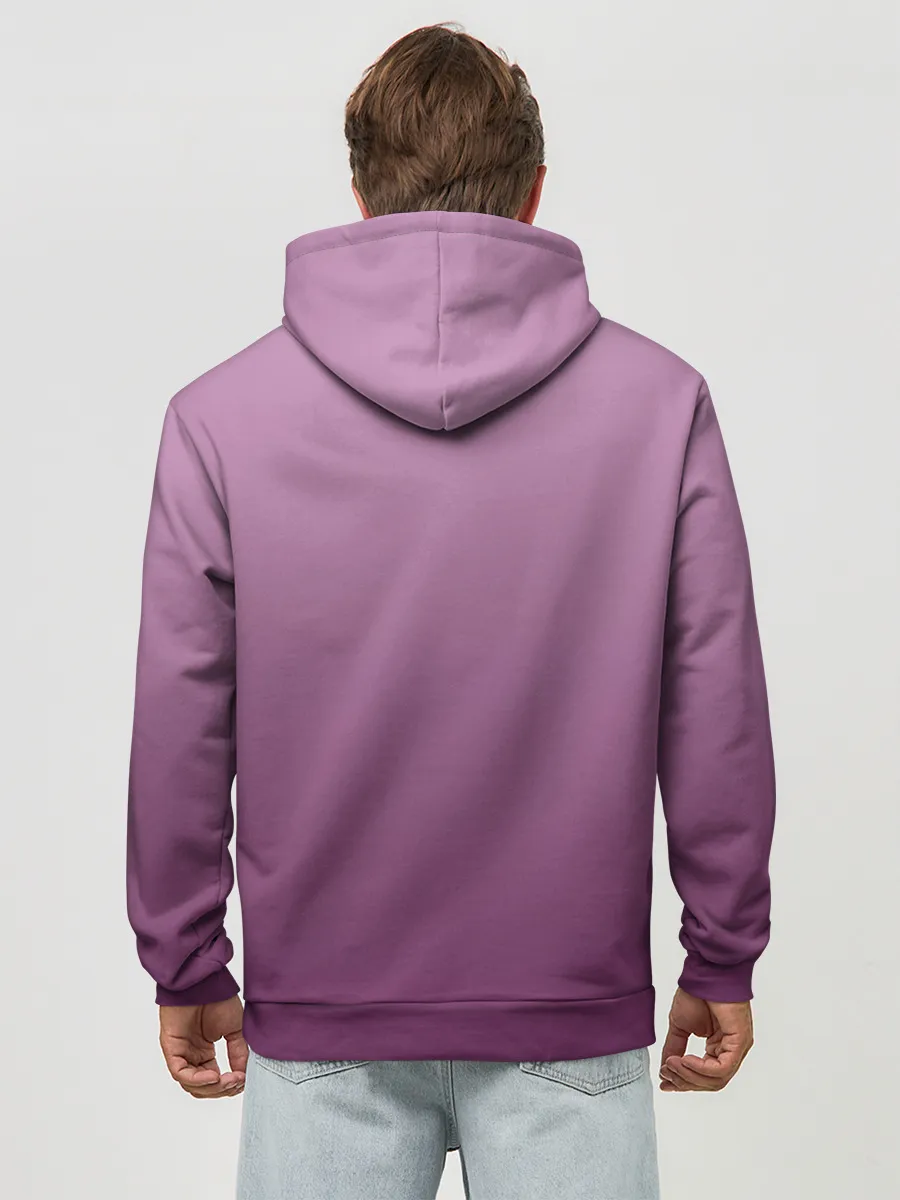 Худи мужской база хлопок / кот художник творец