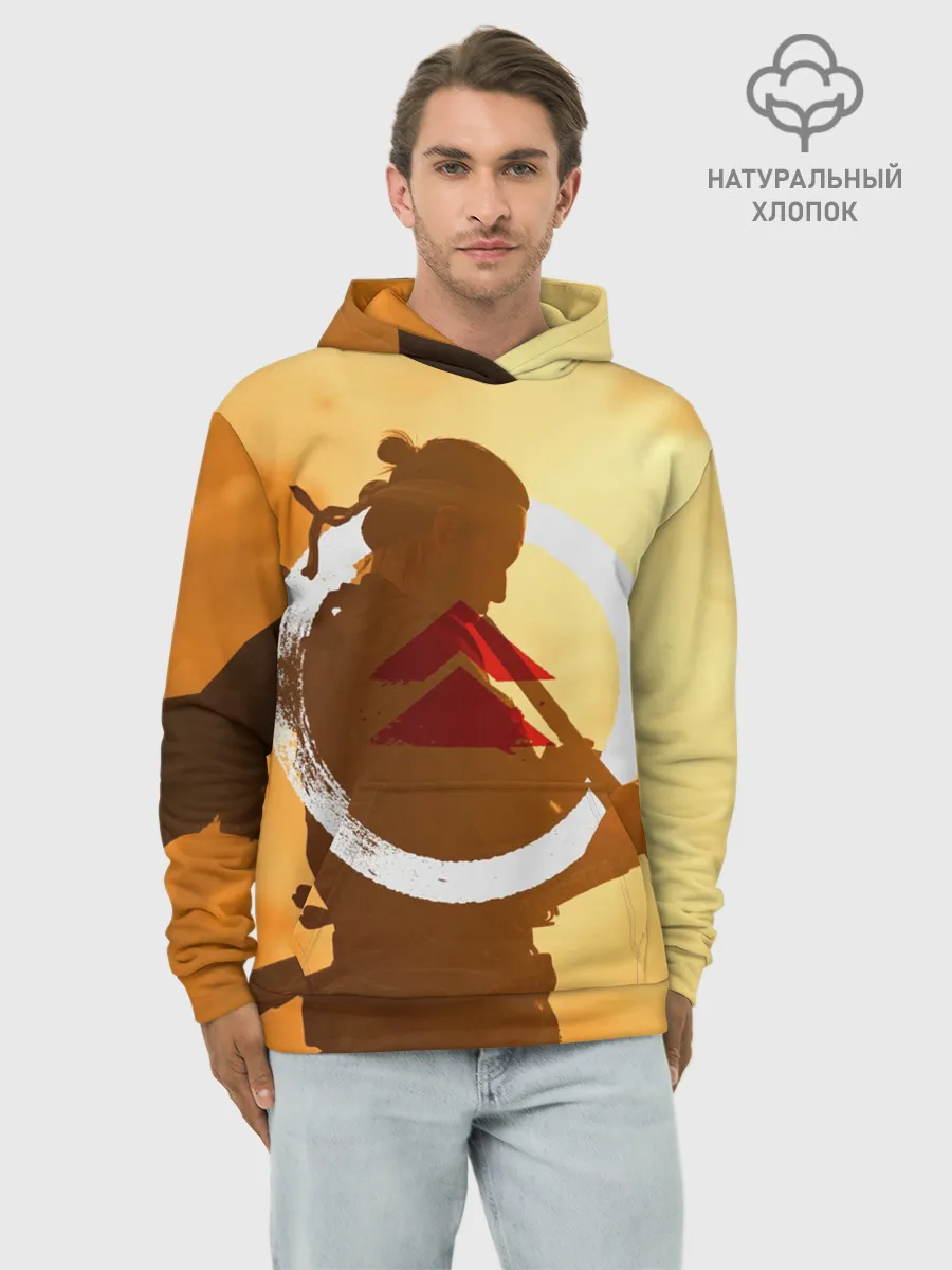 Худи мужской база хлопок / Ghost of Tsushima | Jin Sakai