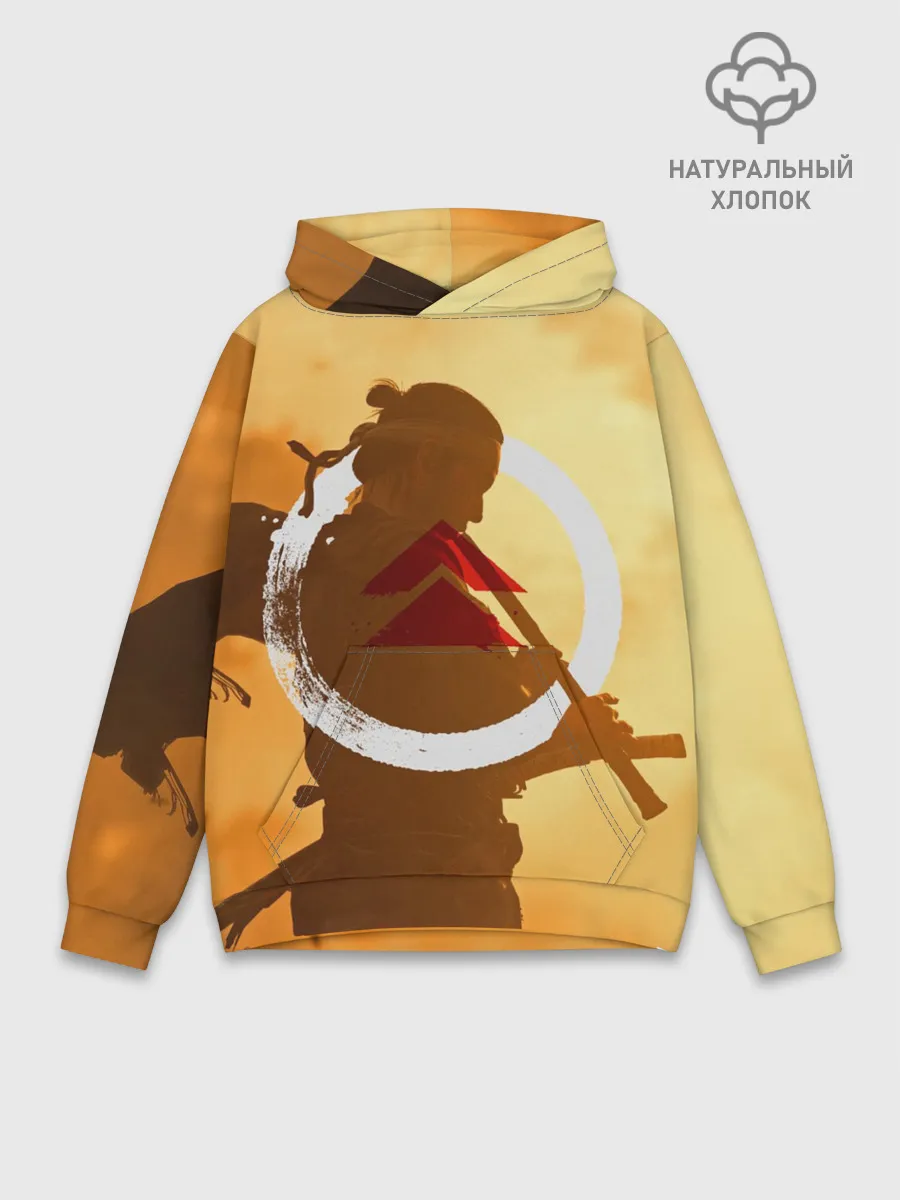 Худи мужской база хлопок / Ghost of Tsushima | Jin Sakai