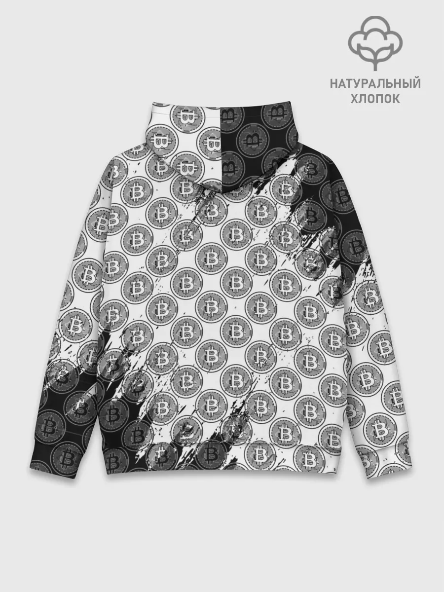 Худи мужской база хлопок / Bitcoin