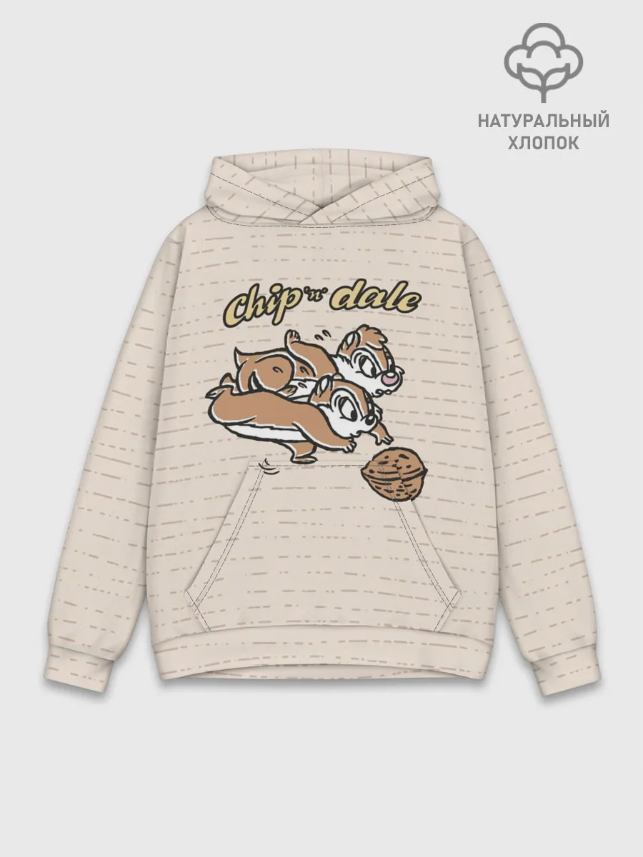 Худи мужской база хлопок / Chip n Dale