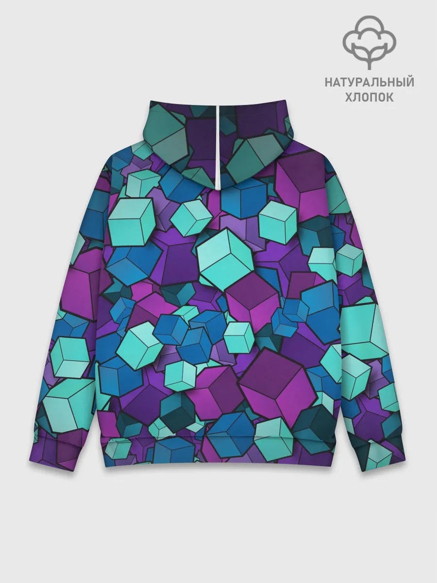 Худи мужской база хлопок / Кубы