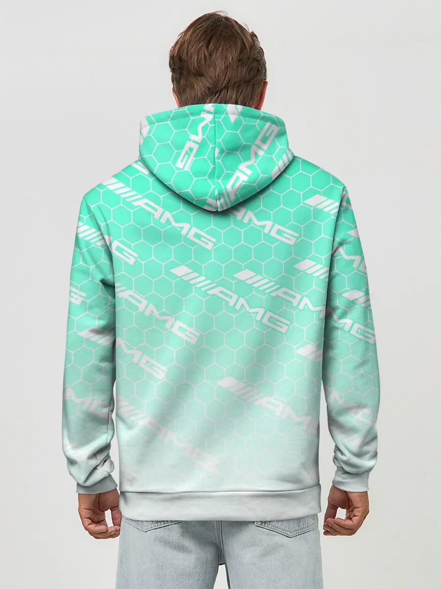 Худи мужской база хлопок / MERCEDES BENZ AMG