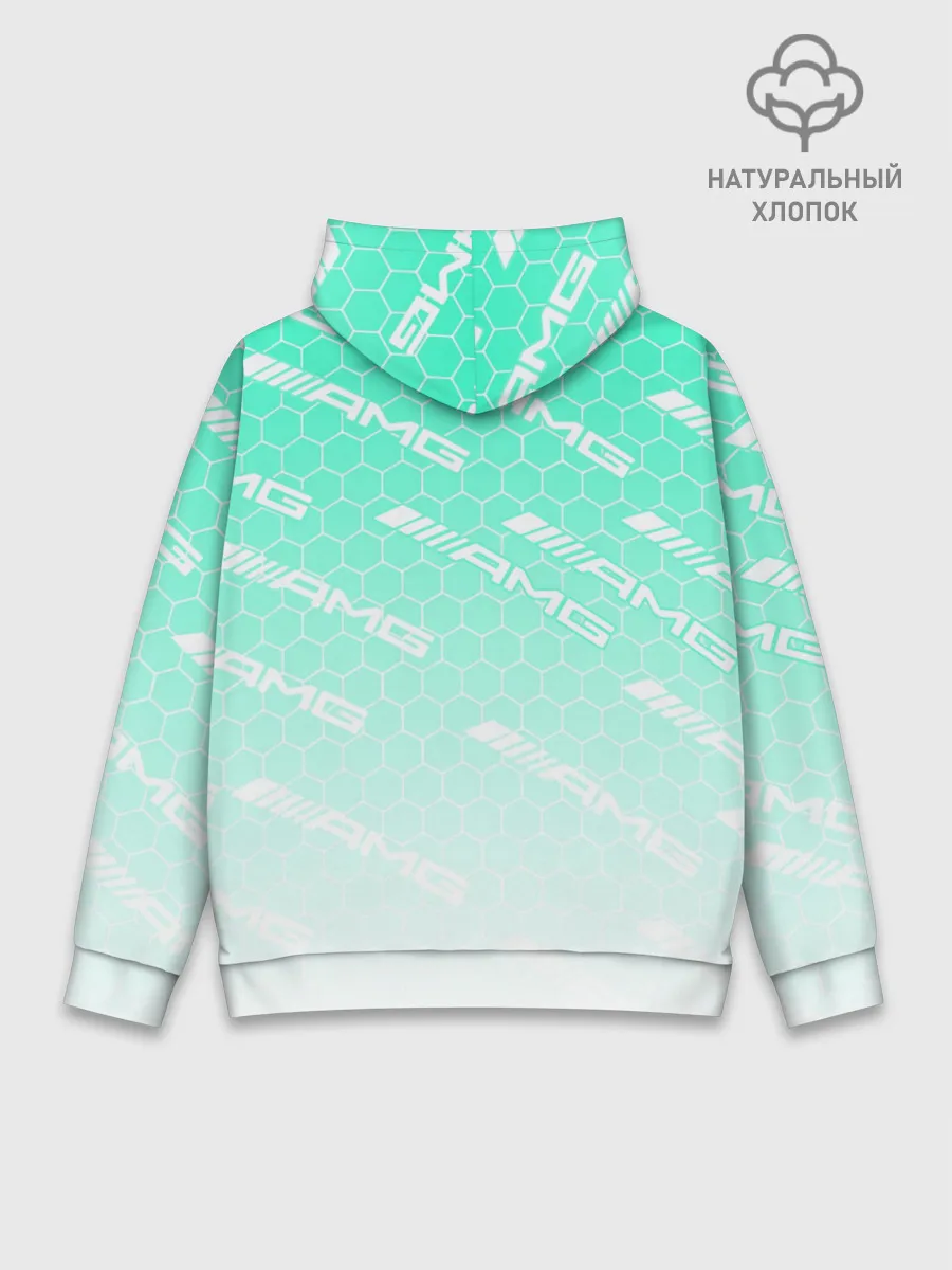 Худи мужской база хлопок / MERCEDES BENZ AMG