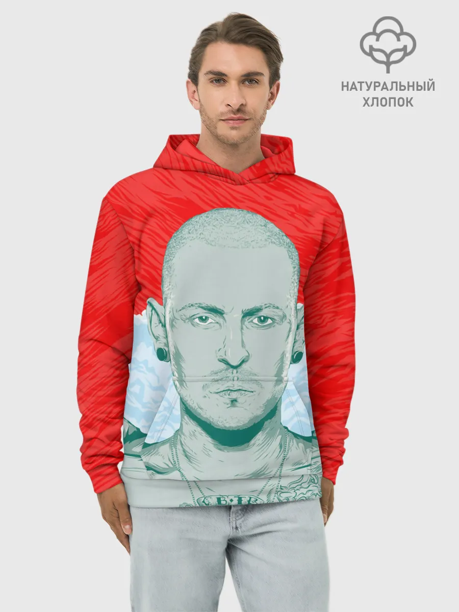 Худи мужской база хлопок / LINKIN PARK