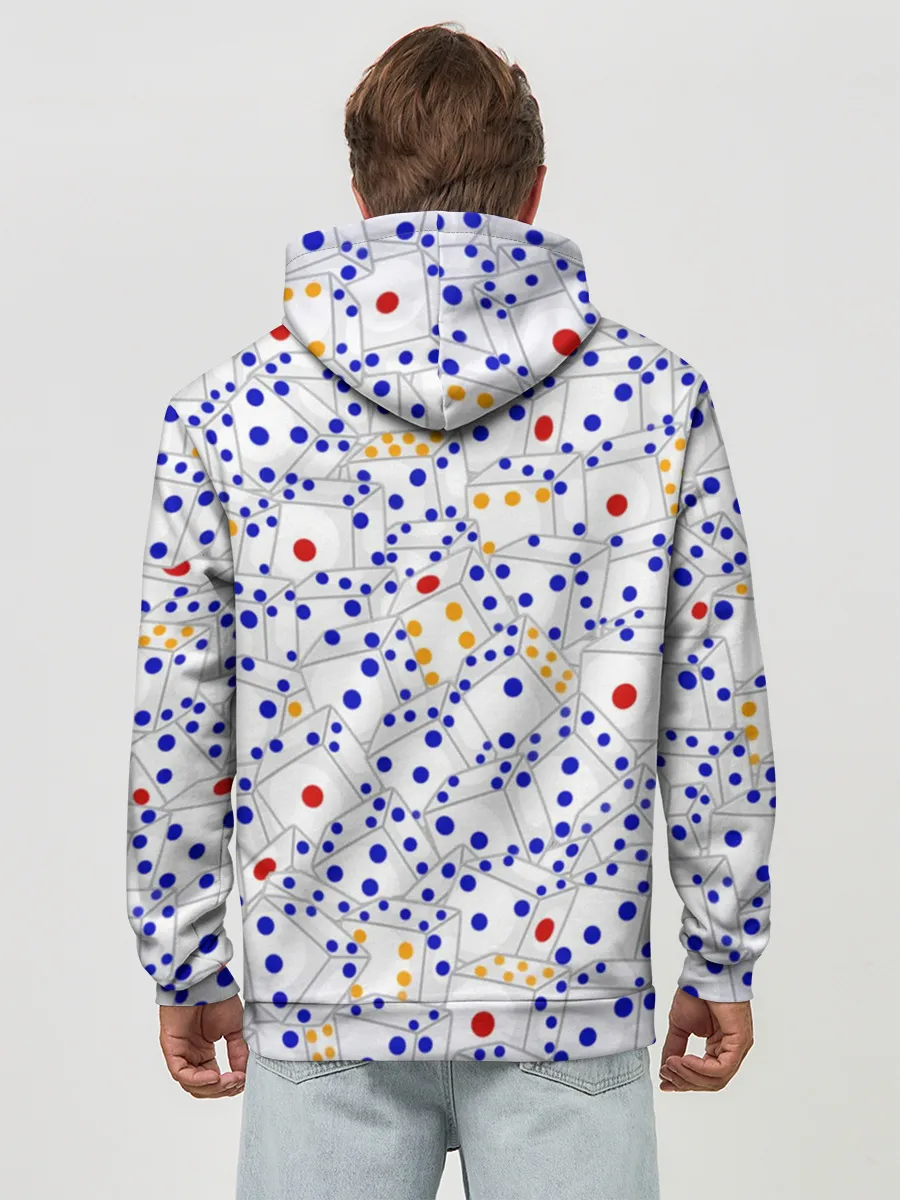 Худи мужской база хлопок / Игральные кубики