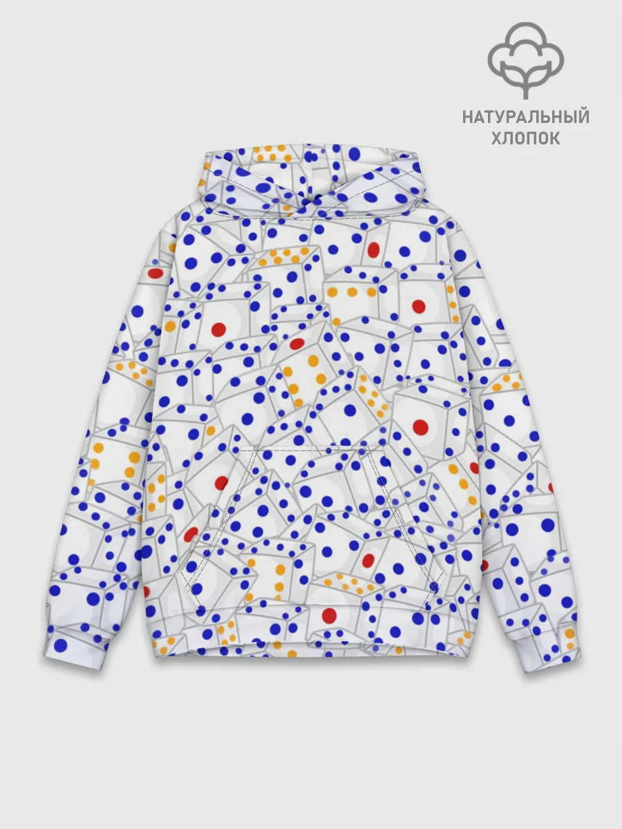 Худи мужской база хлопок / Игральные кубики