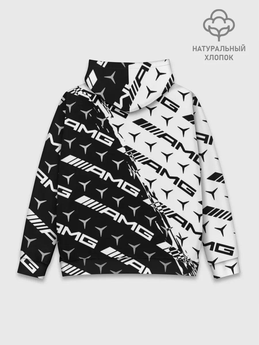 Худи мужской база хлопок / MERCEDES BENZ AMG