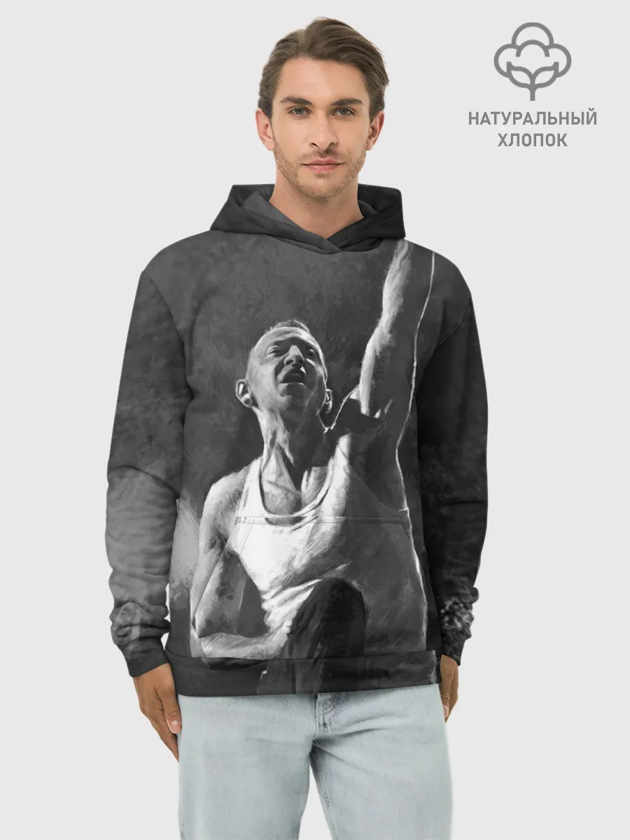 Худи мужской база хлопок / LINKIN PARK