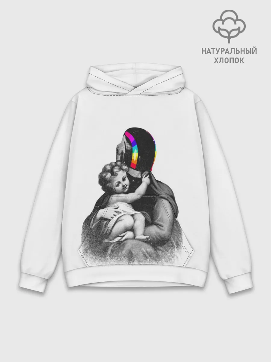 Худи мужской база хлопок / Daft Punk