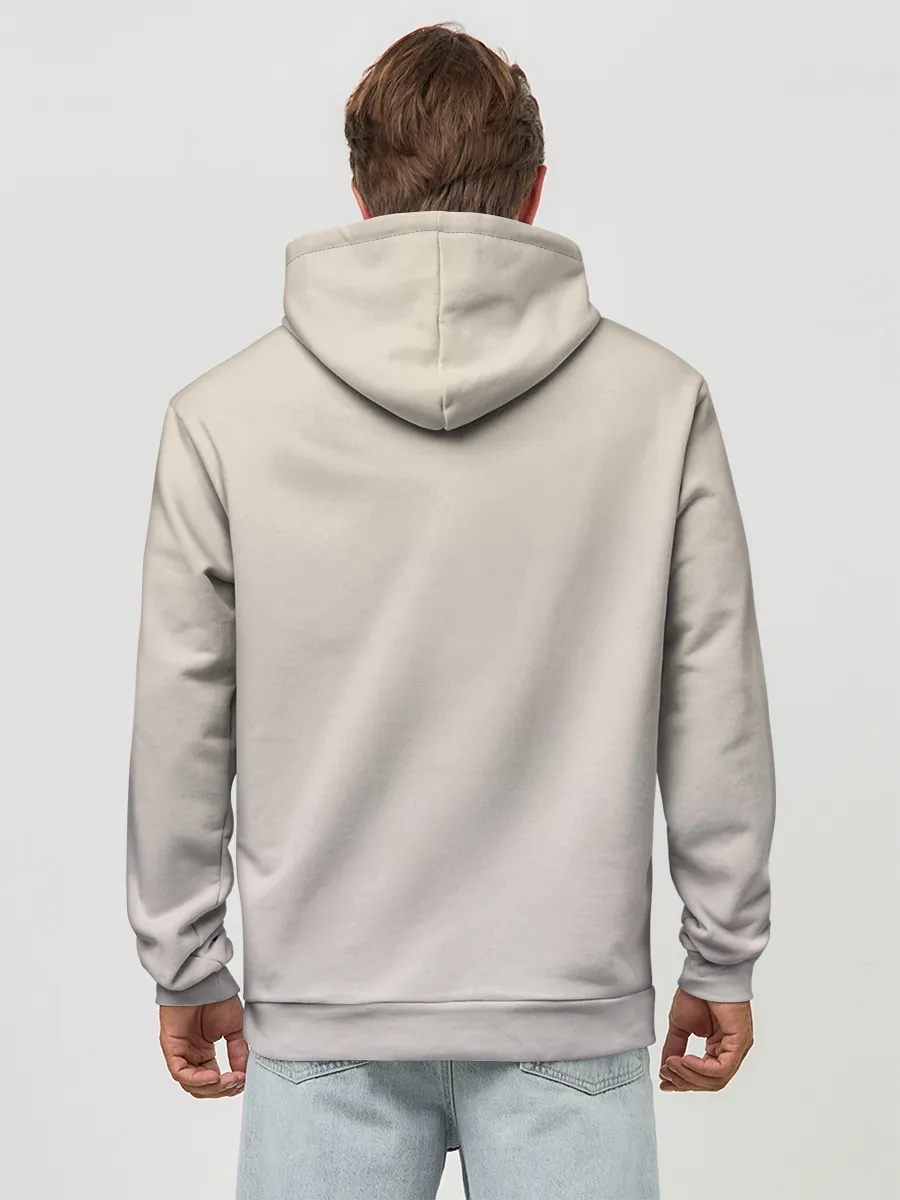 Худи мужской база хлопок / акварельный слон брызги