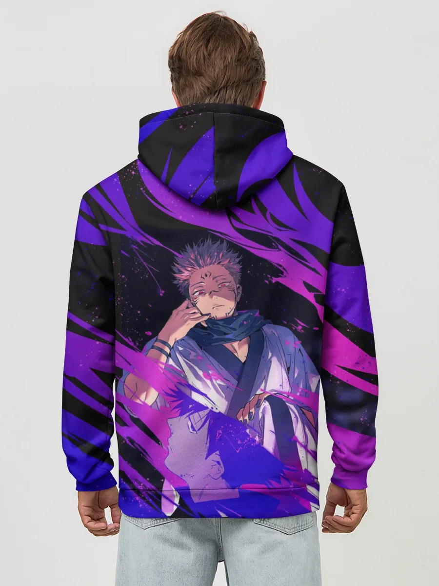 Худи мужской база хлопок / Магическая битва