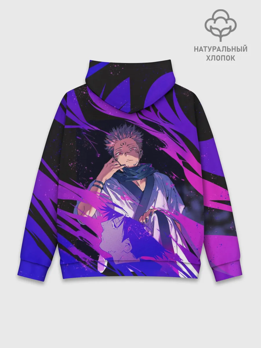 Худи мужской база хлопок / Магическая битва