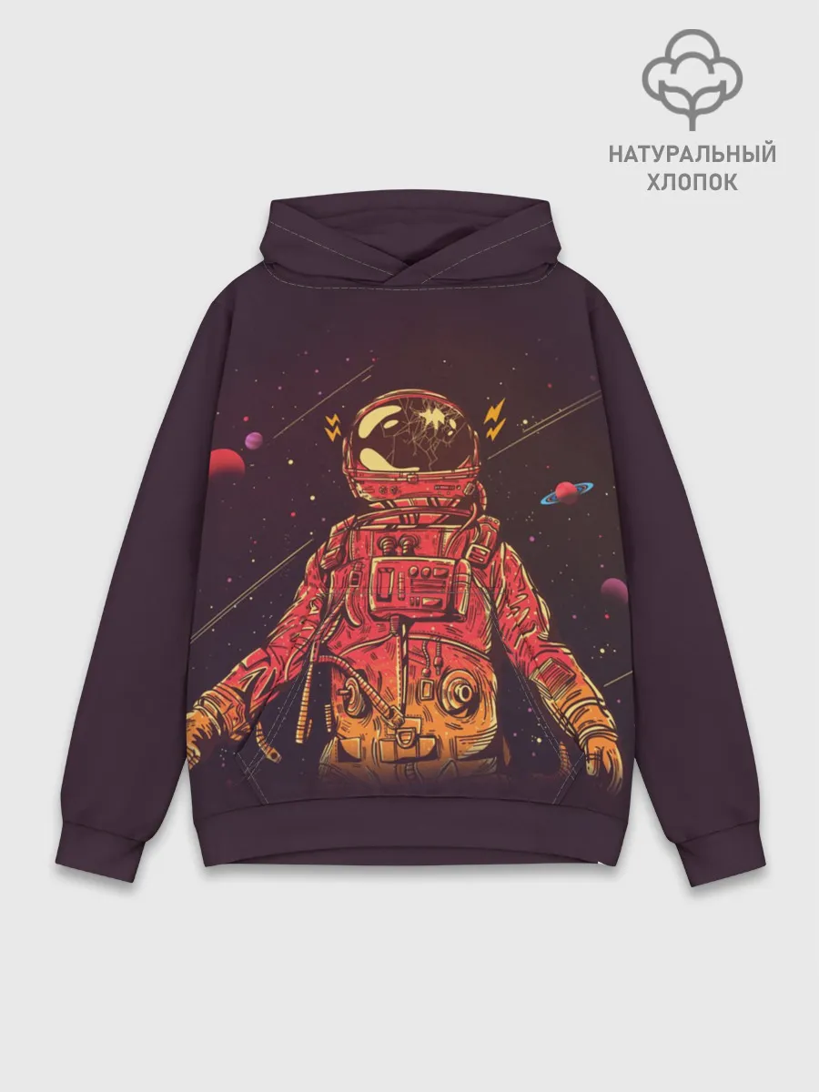 Худи мужской база хлопок / Отчаянный Космонавт