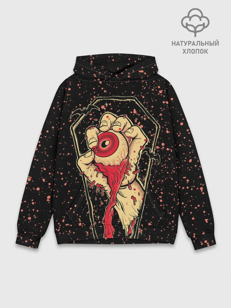 Худи мужской база хлопок / Вырванный Глаз