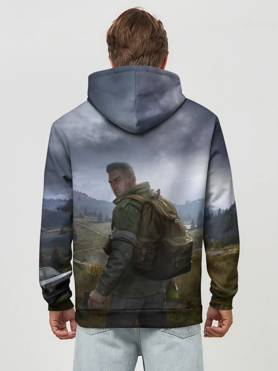 Худи мужской база хлопок / DAYZ POSTER | ДЕЙЗИ ПОСТЕР