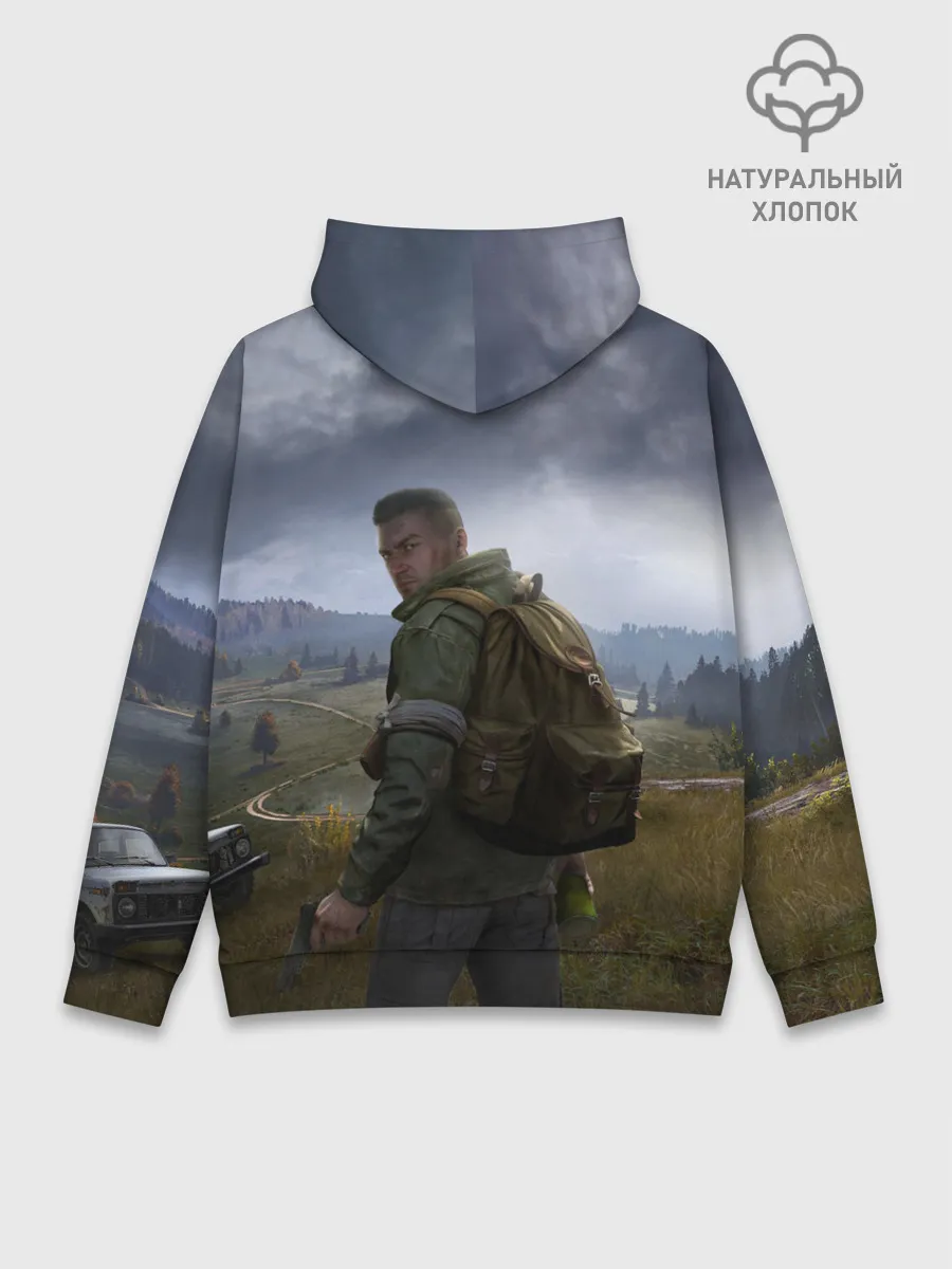 Худи мужской база хлопок / DAYZ POSTER | ДЕЙЗИ ПОСТЕР
