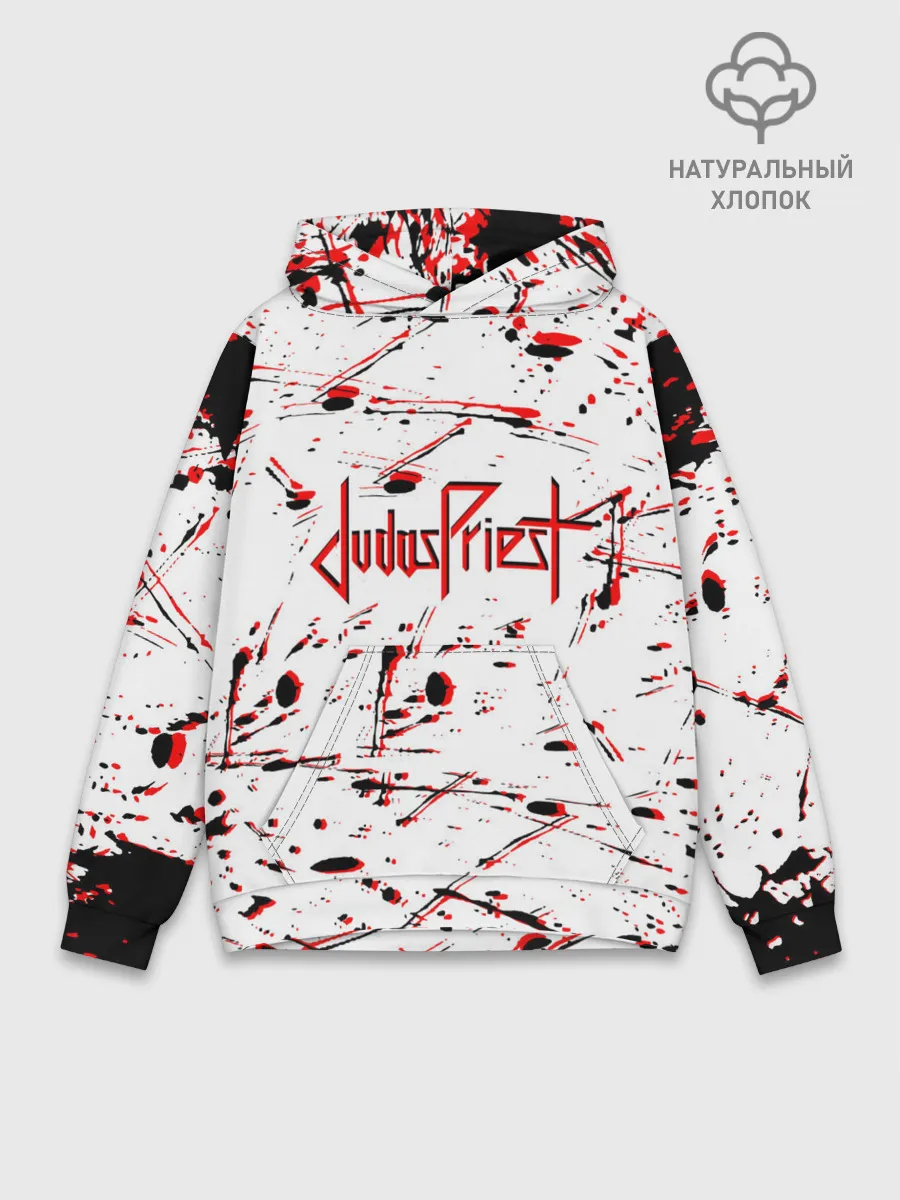 Худи мужской база хлопок / Judas Priest: Бог металла