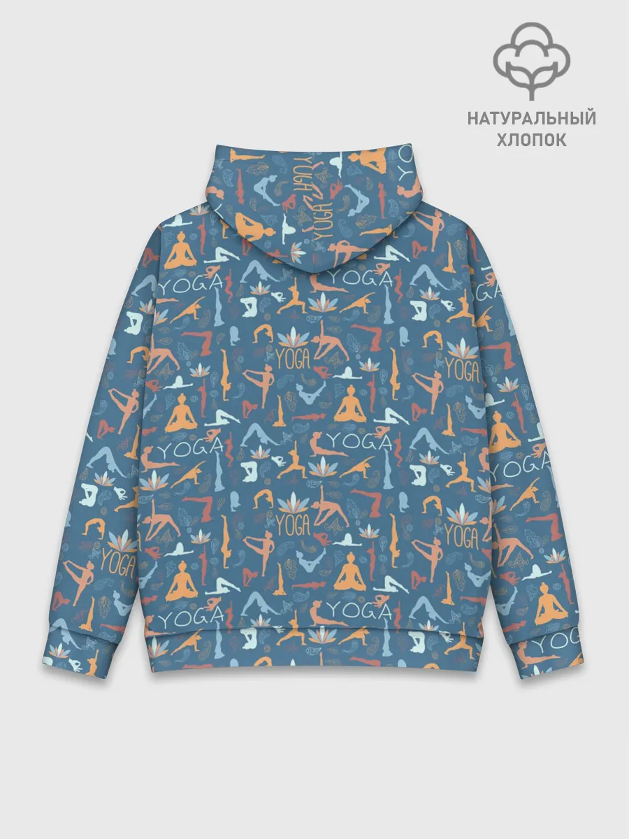 Худи мужской база хлопок / Йога