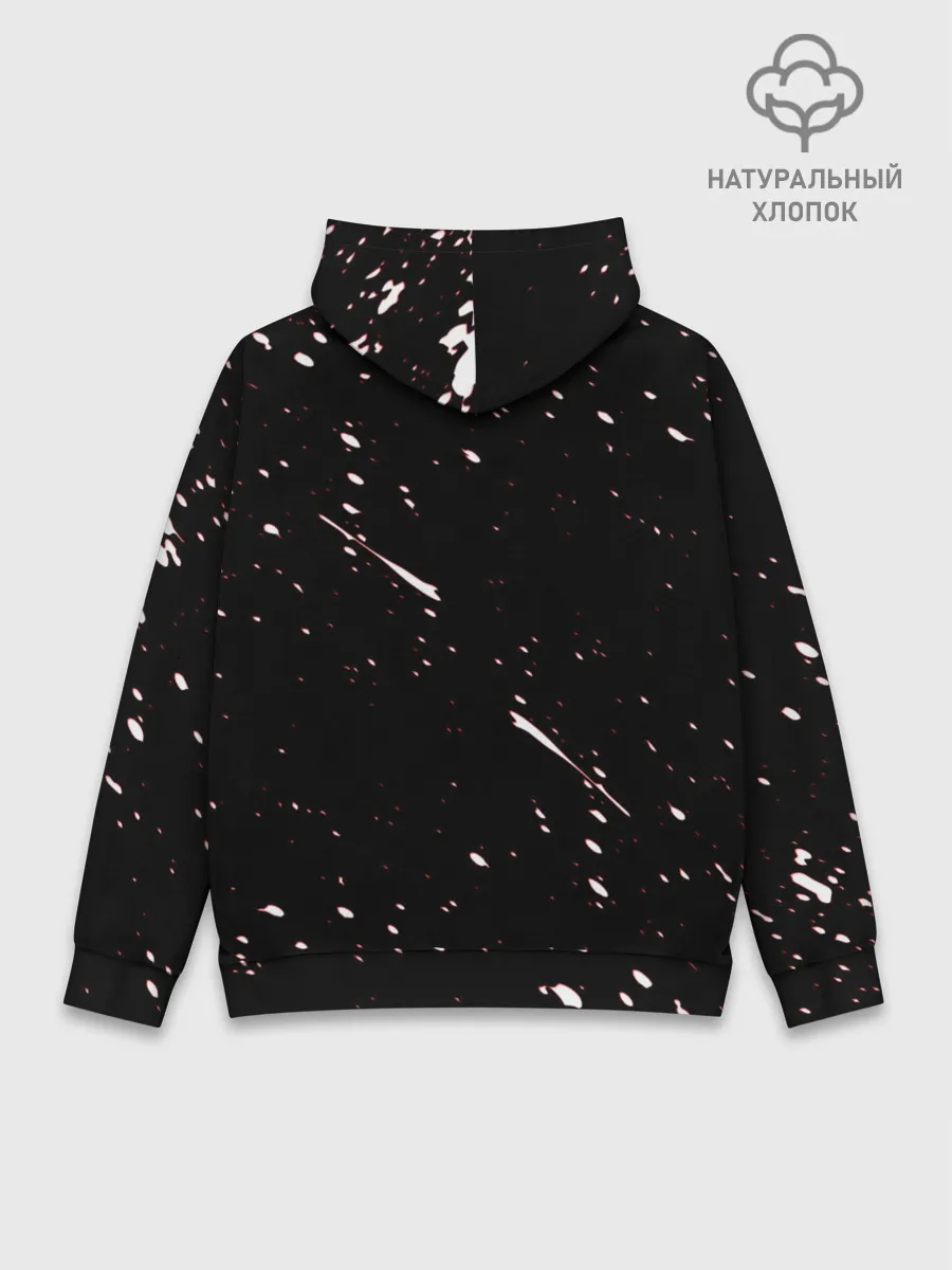 Худи мужской база хлопок / danganronpa logo