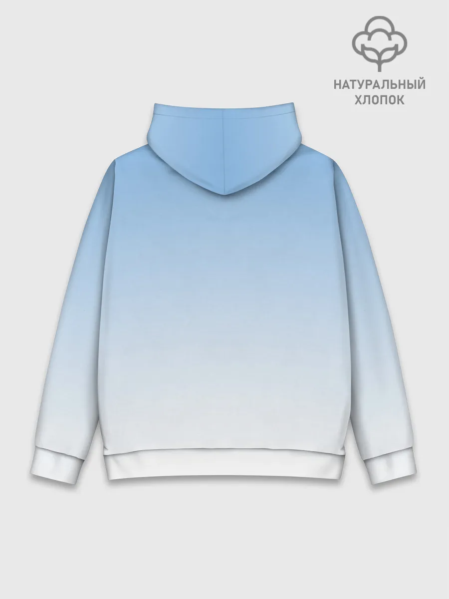 Худи мужской база хлопок / собака в очках