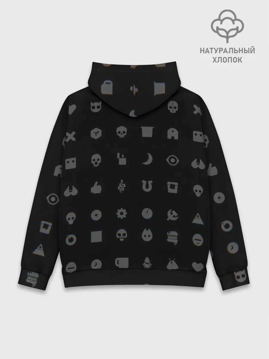 Худи мужской база хлопок / Любовь, смерть и роботы