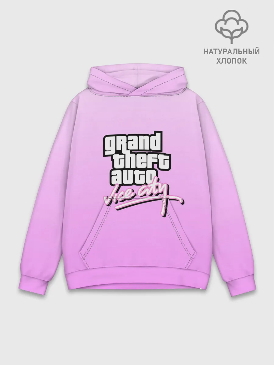 Худи мужской база хлопок / Grand Theft Auto vice city