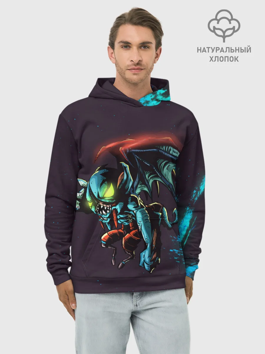 Худи мужской база хлопок / Найт сталкер | Dota 2