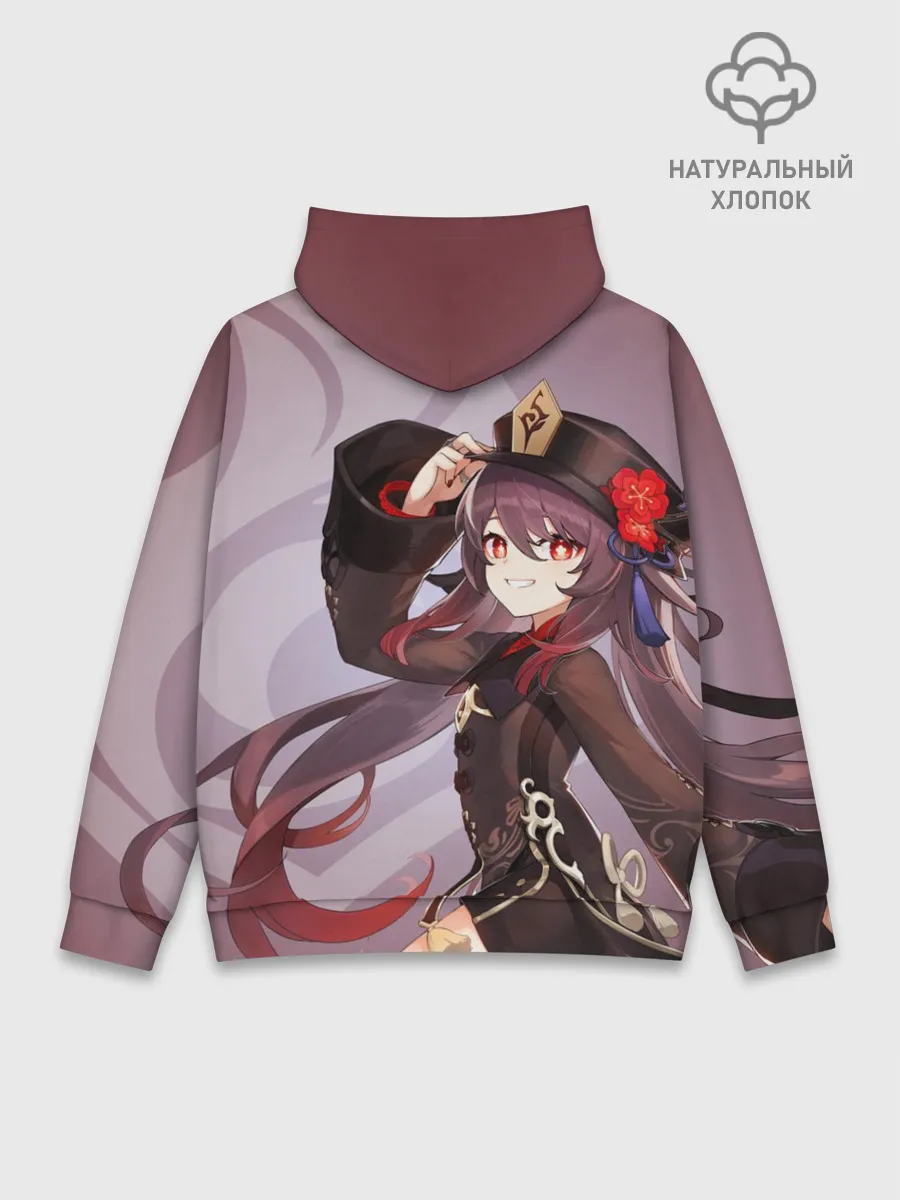 Худи мужской база хлопок / GENSHIN IMPACT, ХУ ТАО