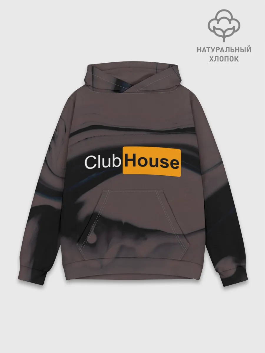 Худи мужской база хлопок / Clubhouse Pornhub | Клабхаус