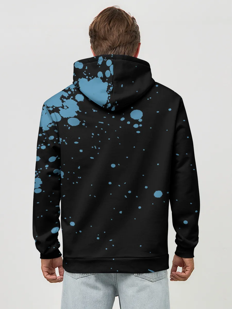 Худи мужской база хлопок / Grand Theft Mario V