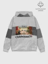 Худи мужской база хлопок / Clubhouse Welcome | Клабхаус