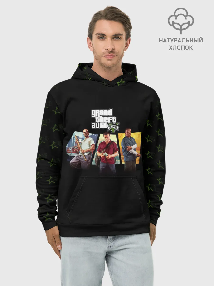 Худи мужской база хлопок / Grand Theft Auto V персонажи