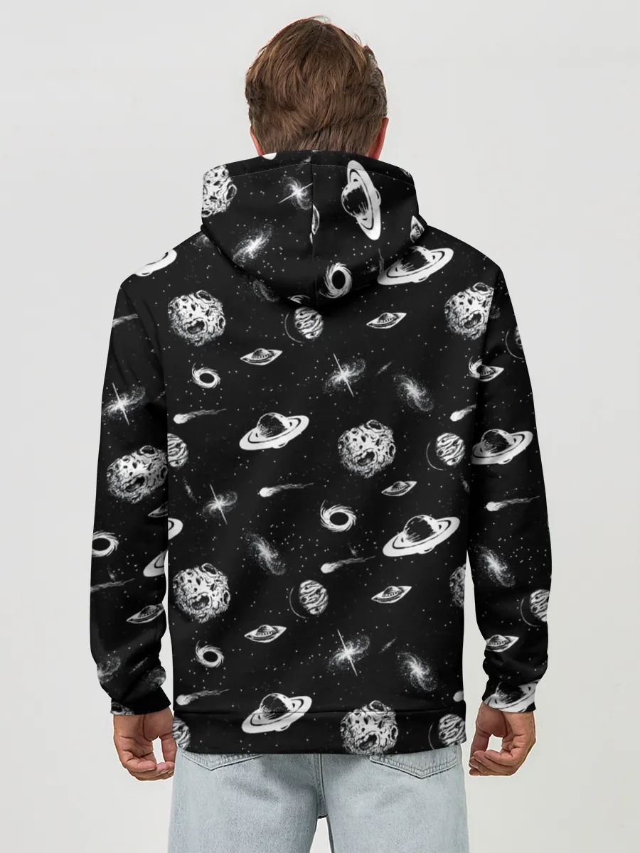 Худи мужской база хлопок / Вселенная