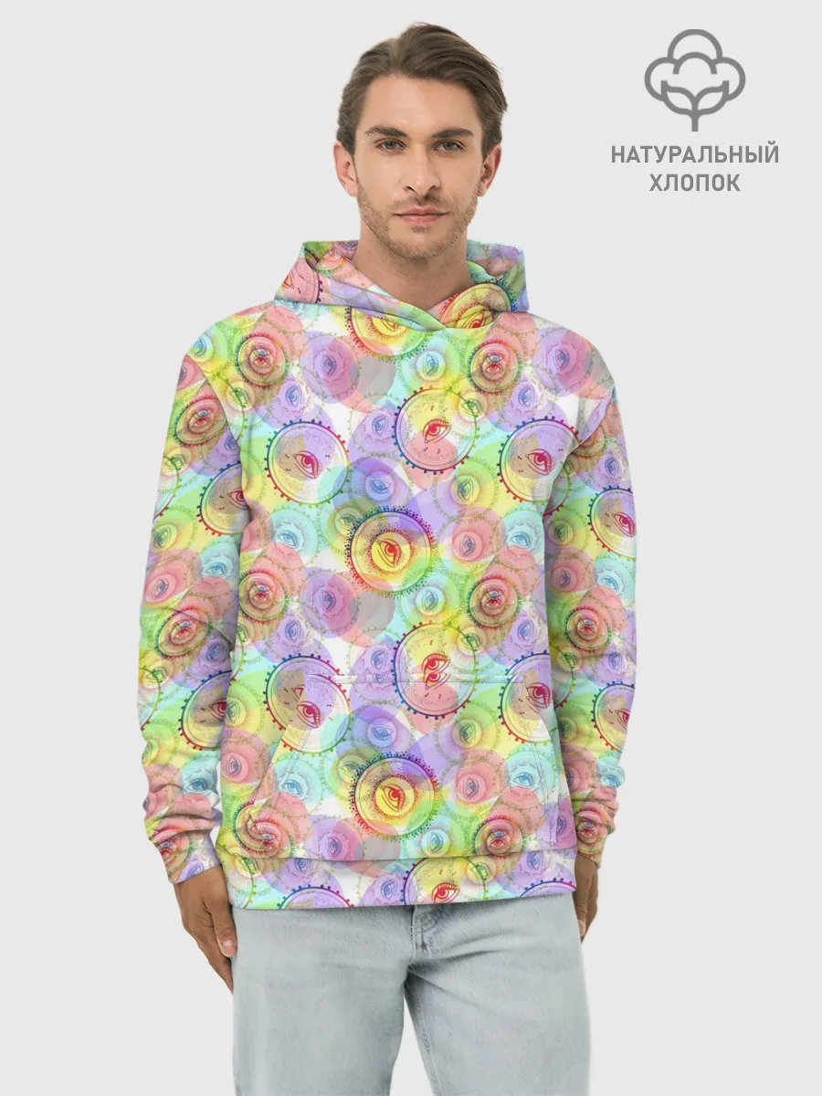 Худи мужской база хлопок / Третий Глаз