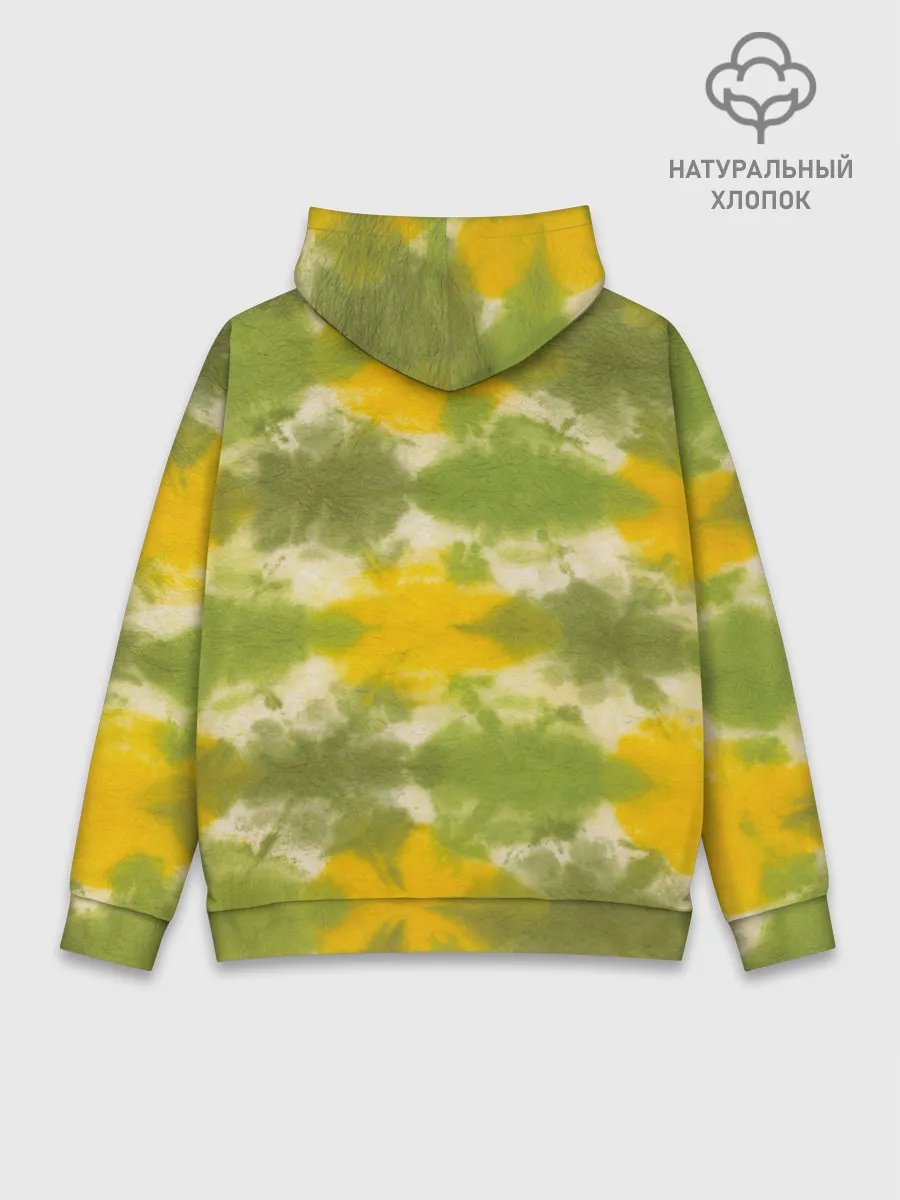 Худи мужской база хлопок / разводы краски