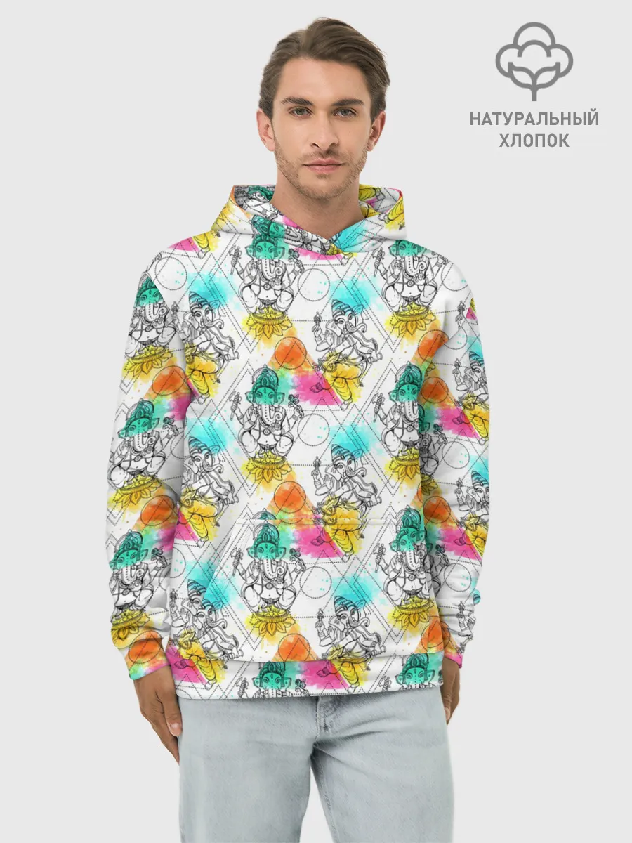 Худи мужской база хлопок / Йога