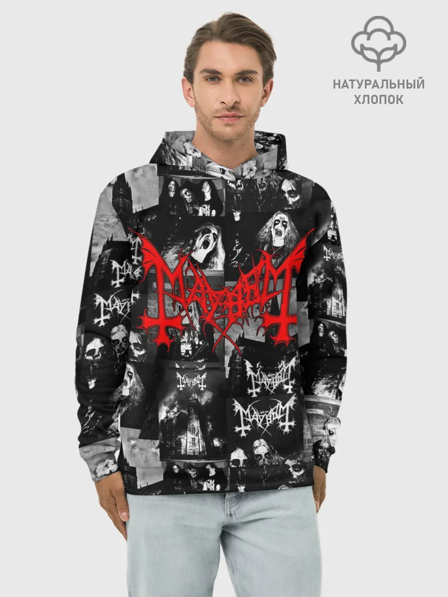 Худи мужской база хлопок / MAYHEM