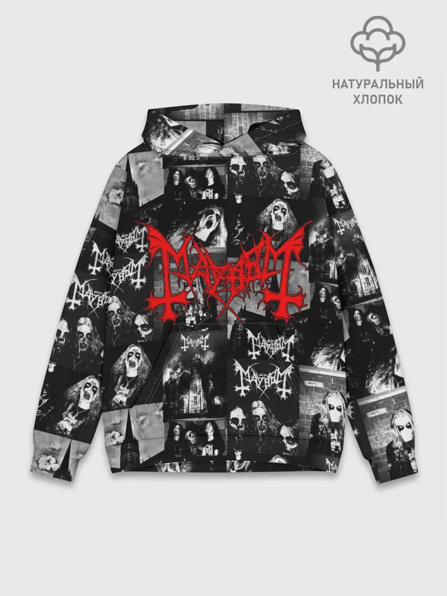 Худи мужской база хлопок / MAYHEM