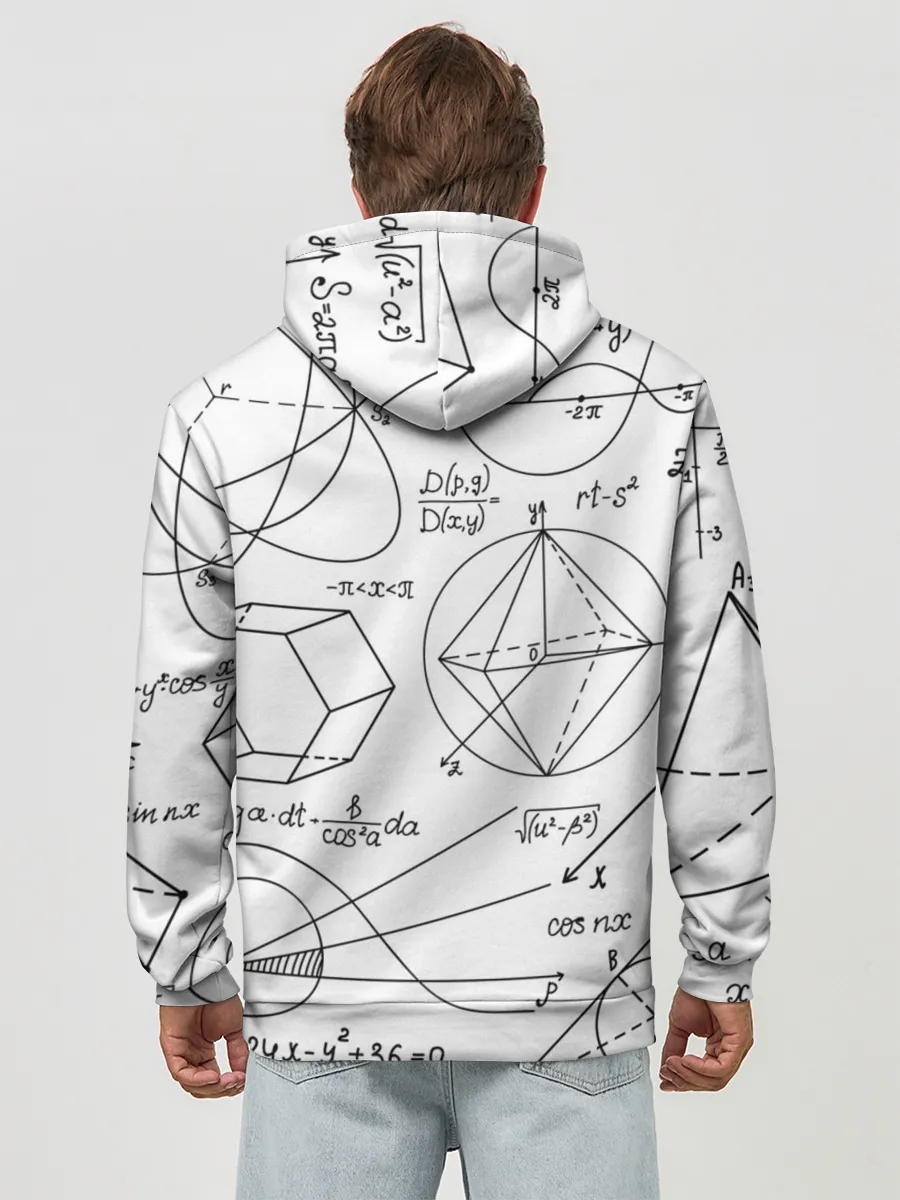 Худи мужской база хлопок / Геометрия
