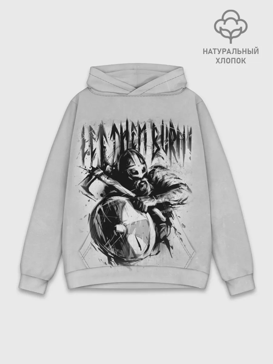 Худи мужской база хлопок / Viking