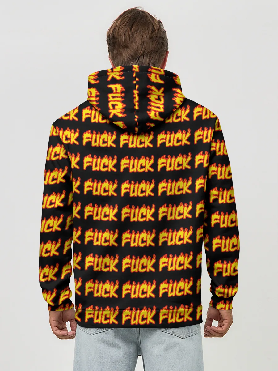 Худи мужской база хлопок / Fuck