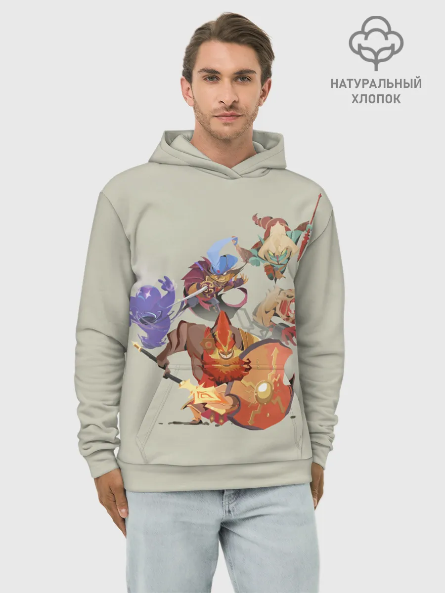 Худи мужской база хлопок / Fight me | Dota 2