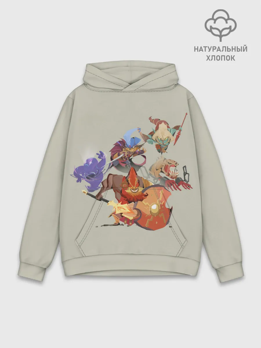 Худи мужской база хлопок / Fight me | Dota 2
